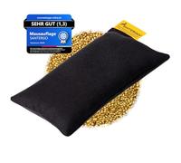SANTERGO Mouse pad Wrist Rest - Ergonomic Palm Support Made of Organic Millet Chaff, Anti-tendonitis Problem for Computer Mouse, Relieve Wrists, Cushion Support in Black