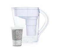 Santevia MINA Alkaline Mineral Water Filter Jug | Water Filtration System | Chlorine and Lead Filter | Water Purifier Jug | Home Water Filtration Jug | 9-Cup at Home Water Filter