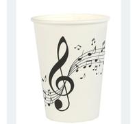Santex mariage Set of 10 Music Cups 27 cl White