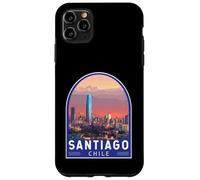 Santiago Chile Travel Art Emblem Vintage Case for iPhone 11 Pro Max