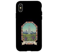 Santiago Chile Vineyards Skyscraper Andes Mountains Case for iPhone X/XS