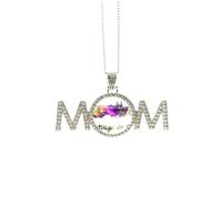 Santiago De Chile City Watercolor Mothers Day Gift for Mom Nana Grandma Necklace Birthday Jewelry