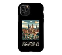 Santiago de Compostela Spain Retro Pilgrimage Graphic Case for iPhone 11 Pro