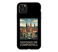 Santiago de Compostela Spain Retro Pilgrimage Graphic Case for iPhone 11 Pro Max