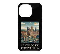 Santiago de Compostela Spain Retro Pilgrimage Graphic Case for iPhone 13 Pro