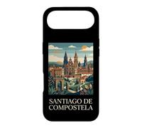 Santiago de Compostela Spain Retro Pilgrimage Graphic Case for iPhone Air
