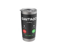 Santiago is Calling and I Must Go Chile Traveling Stainless Steel Insulated Tumbler