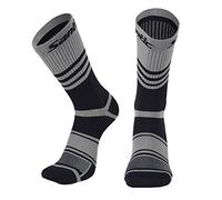 Santic Cycling Socks 2 Pairs Men Women for Running Biking Hiking Socks Breathable and Quick Dry Duke Black M