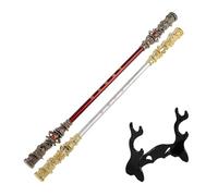 Santiccipa 2pcs Monkey King Staff, Golden Cudgel Game Room Decor, Home Statue Crafts, Perfect for Collecting and Gifts (Large Golden Cudgel)