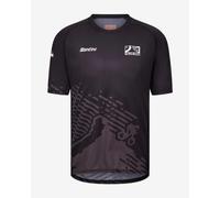 Santini Uci Mtb World Championships 2025 Short Sleeve Jersey Black L Men