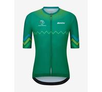 Santini 2025 UCI Road World Championships Short Sleeve Jersey Green Blue - S