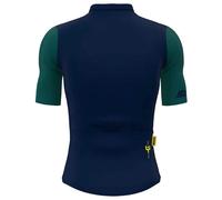 Santini Allez Le Maillot Jaune Short Sleeve Jersey Blue L Men