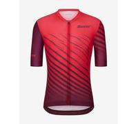 Santini Astro short sleeve jersey red - S