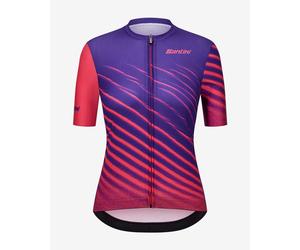 Santini Astro Short Sleeve Jersey Violet Pink Women - S