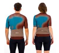 Santini Aura Short Sleeve Jersey XS Brown Chocolate