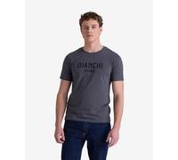 Santini Bianchi Milano Fan Short Sleeve Jersey Dark Grey - XL