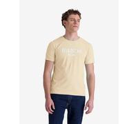 Santini Bianchi Milano Fan Short Sleeve Jersey Pale Yellow - L