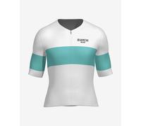 Santini Bianchi Milano Race Jersey short sleeve white blue - S