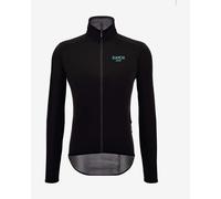 Santini Bianchi Milano Rainshell Waterproof Jacket Black - L