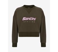 Santini Brand Intense Green Sweatshirt Women - M