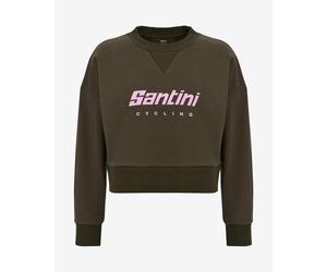 Santini Brand Intense Green Sweatshirt Women - M