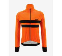 Santini Colore Hall Jacket Classic Cut fluorescent orange black - XS