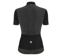 Santini Colore Puro Short Sleeve Jersey 2XL Black