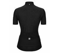 Santini Colore Puro Short Sleeve Jersey Black 2XS Woman 2XS Black