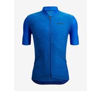 Santini Colore Puro Short Sleeve Jersey Deep Blue - Slim Fit - XS