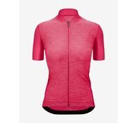 Santini Colore Puro Short Sleeve Jersey Raspberry Red Women - Slim Fit - XXS