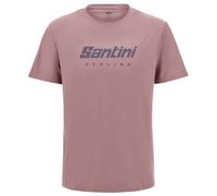 Santini - Coloured Branded T-Shirt - T-shirt size S, pink