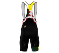 Santini Combo Tour De France Official General Leader Bib Shorts Yellow 3XL Men 3XL Black