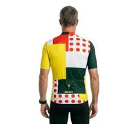 Santini Combo Tour De France Official General Leader Short Sleeve Jersey Multicolor S Men