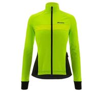 Santini Coral Bengal Jacket Green XL Woman XL Green Fluo