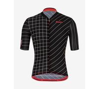 Santini Eco Sleek Dinamo Short Sleeve Jersey Black Pink - Sleek Cut - M