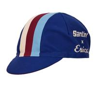 Santini - Eroica Timo Cycling Cap - Cycling cap size One Size, blue