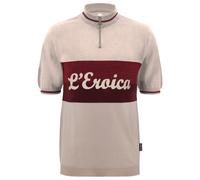 Santini Eroica Vino Short Sleeve Jersey S Cappuccino