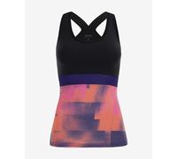 Santini Forza Indoor Training Polartec Jersey with Straps Violet Orange Women - Classic Cut - L