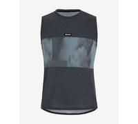 Santini Forza Indoor Training Polartec Sleeveless Jersey Bluish Grey - Classic Cut - M