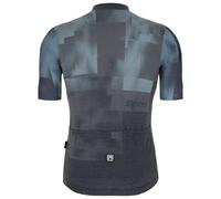 Santini Forza Short Sleeve Jersey 2XL Navy Blue / Grey
