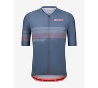 Santini Idea Jersey short sleeve dark grey pink - M