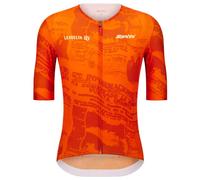 Santini La Vuelta 90 Years Short Sleeve Jersey Orange M Men,Women