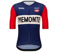 Santini - La Vuelta Grand Salida Piemonte Jersey - Cycling jersey size 3XL, blue