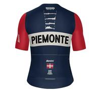 Santini La Vuelta Grand Salida Piemonte Short Sleeve Jersey Blue 2XS 2XS PRINT