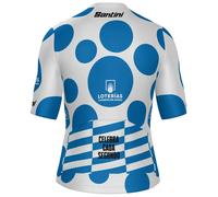 Santini La Vuelta Polka Dot 2026 Short Sleeve Jersey S Blue