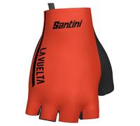 Santini La Vuelta Leader Short Gloves Orange S Men,Women