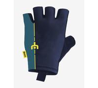 Santini Le Maillot Jaune Allez Gloves navy blue yellow - L