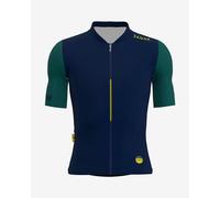Santini Allez Le Maillot Jaune Short Sleeve Jersey Blue XL Man