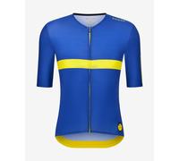 Santini Le Maillot Jaune Col De La Madeleine Jersey short sleeve blue yellow - Slim Fit - M