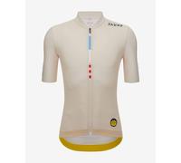 Santini Le Maillot Jaune Mont Ventoux Short Sleeve Jersey White Cream - Slim Fit - S